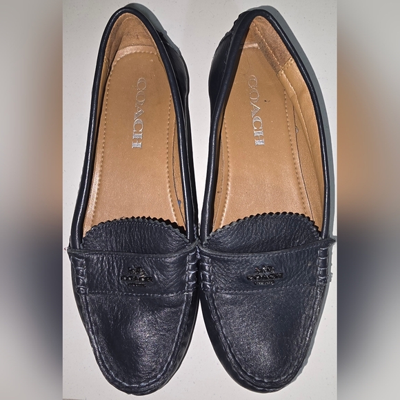 Coach loafers size 6 black - Picture 1 of 3